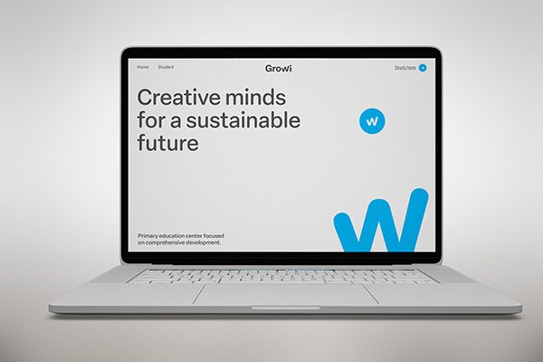 Mockup web Growi