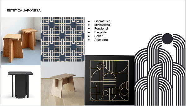 Moodboard estética japonesa